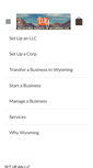 Mobile Screenshot of mywyomingllc.com